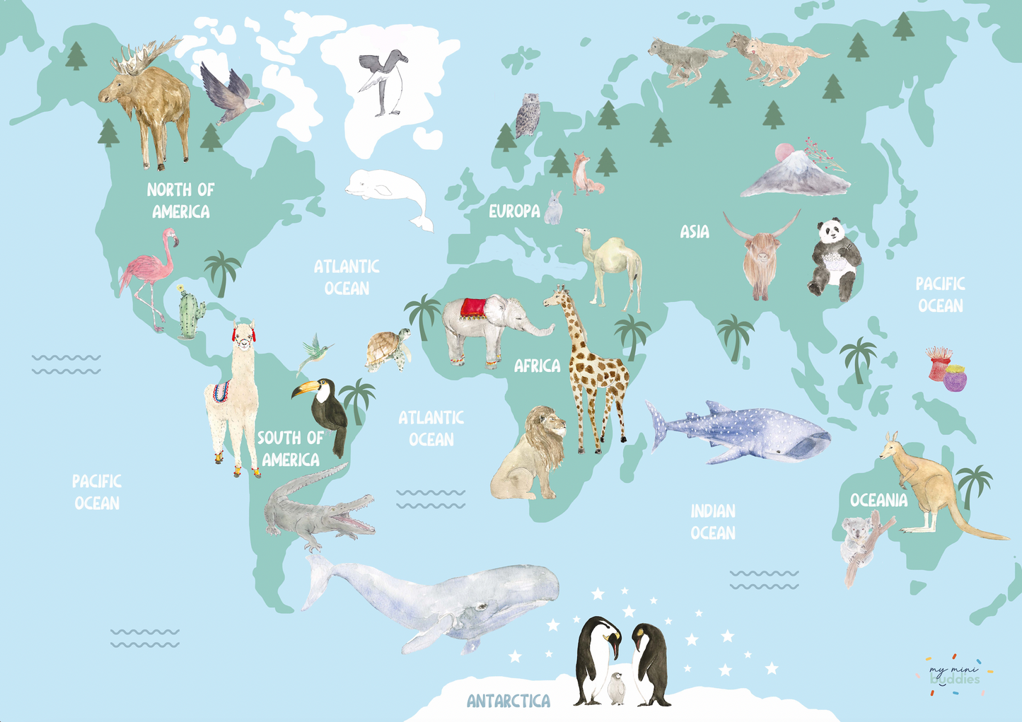 World_map_children_poster