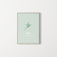 poster personnalise naissance colibri