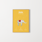 Poster naissance personnalise elephant
