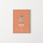 Poster naissance personnalise quokka